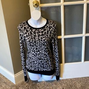 Ann Taylor cheetah print sweater